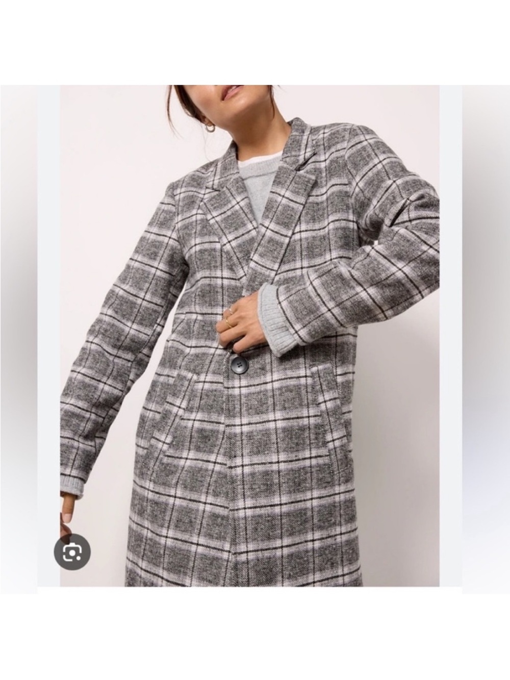 Evereve North Coast Wool blend coat